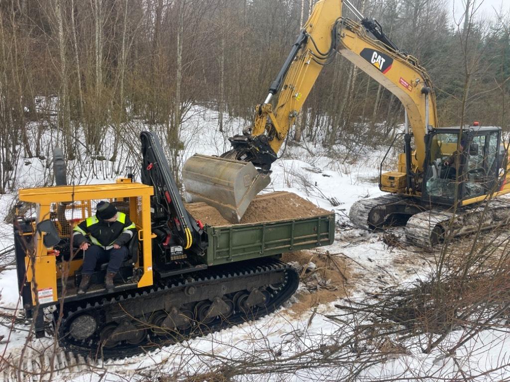 Morooka MST 800 Autobasculante cu senile