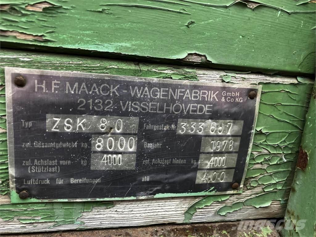  Maack ZSK 80 Remorci basculante