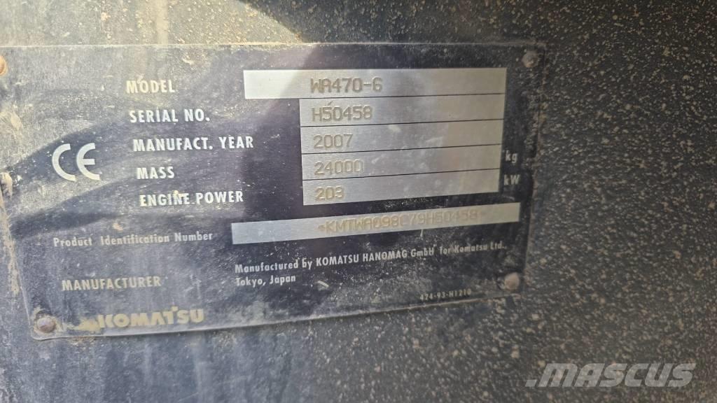 Komatsu WA 470-6 Incarcator pe pneuri