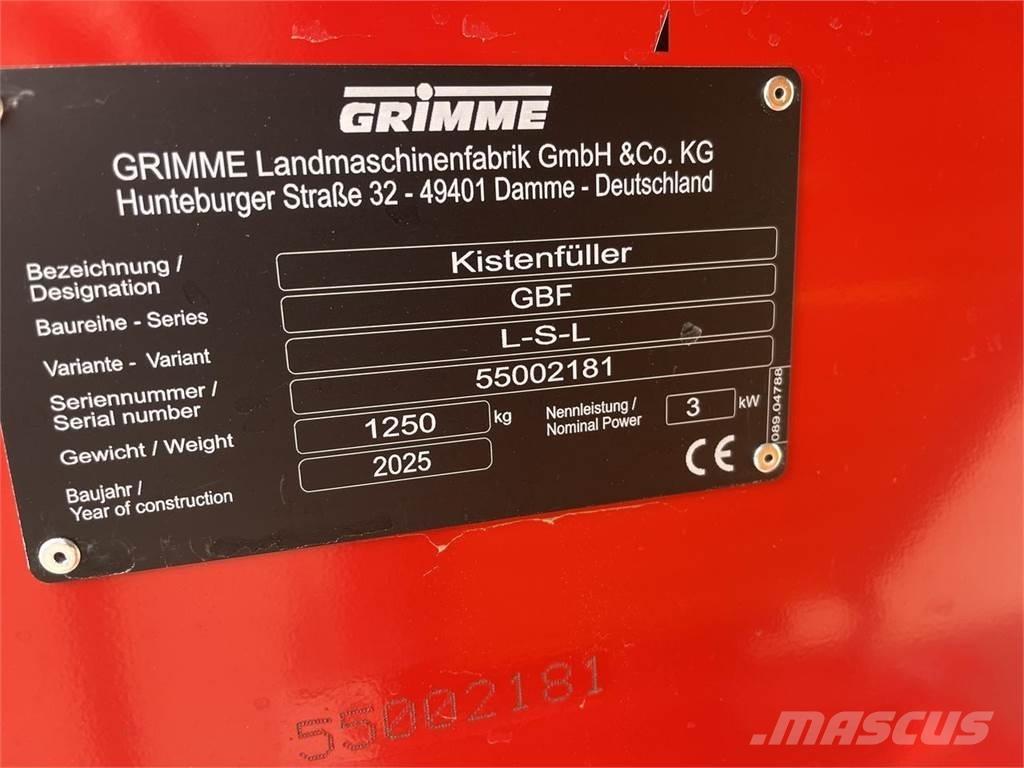 Grimme GBF LSL Utilaj de prelucrat cartofi
