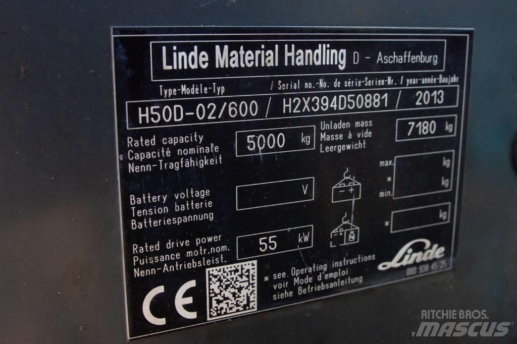 Linde H50D-02/600 Stivuitor diesel