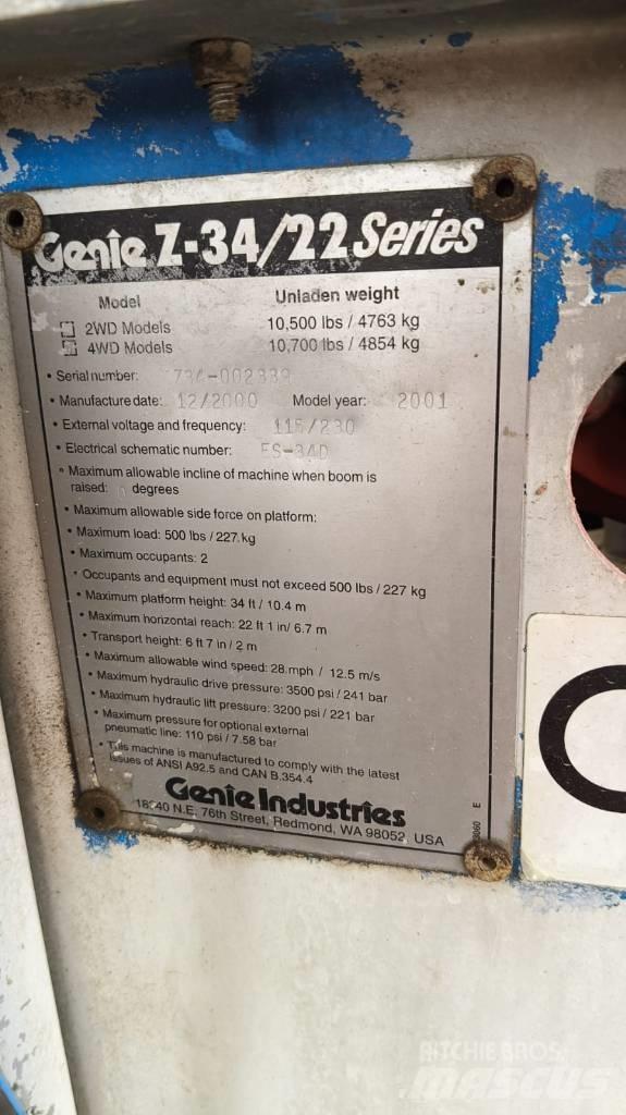 Genie Z 34/22 IC Nacele cu brat articulat