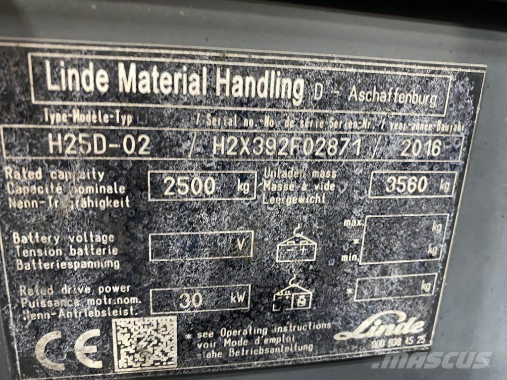 Linde H25D-02 Stivuitor diesel
