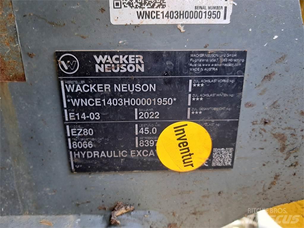Wacker Neuson EZ80 Excavatoare pe șenile
