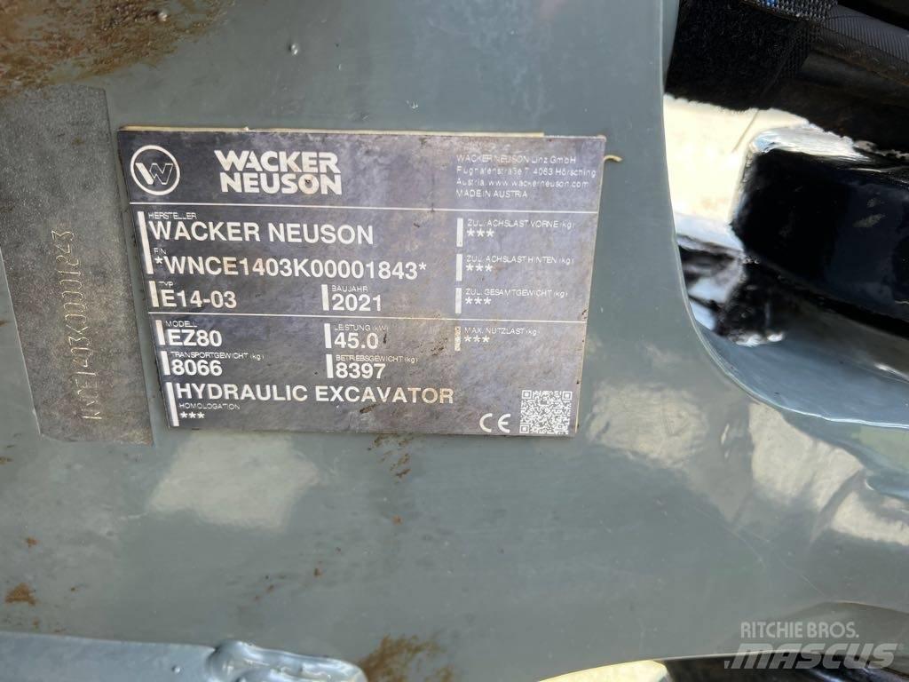 Wacker Neuson EZ80 Excavatoare pe șenile
