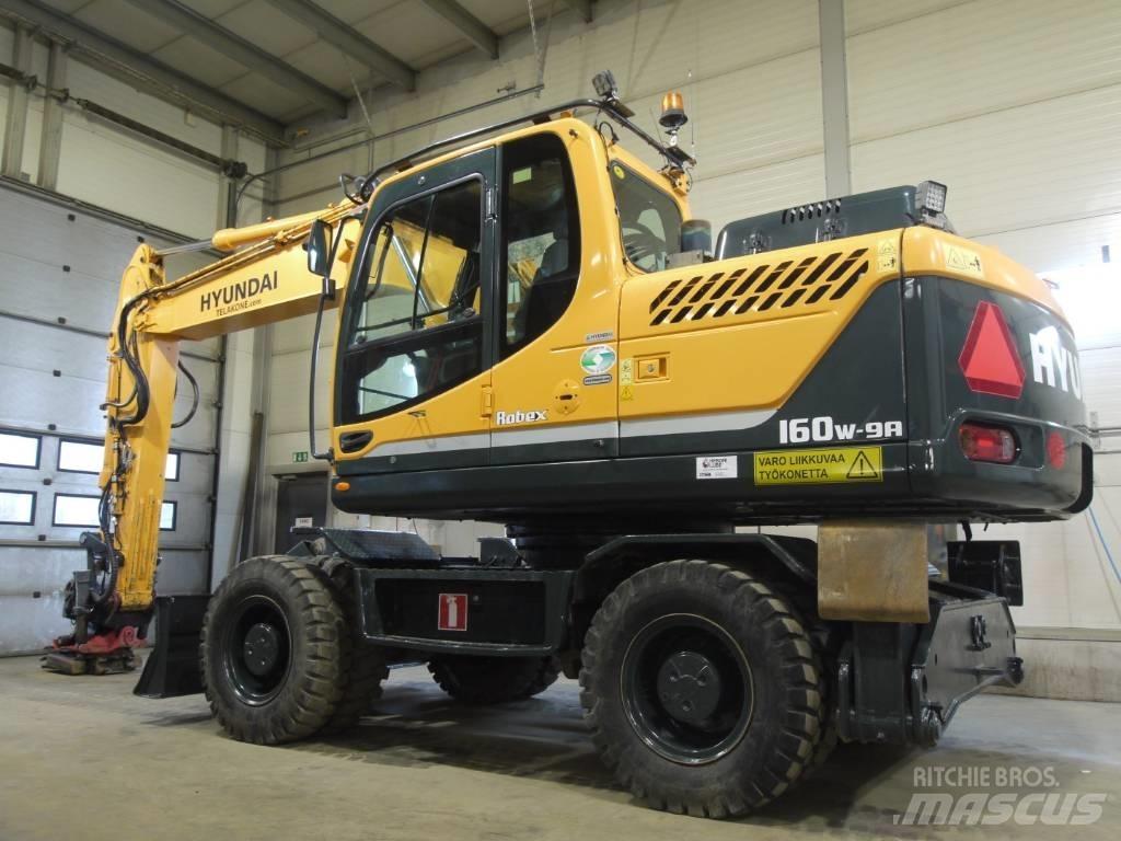 Hyundai R 160 W-9A Excavatoare cu roti
