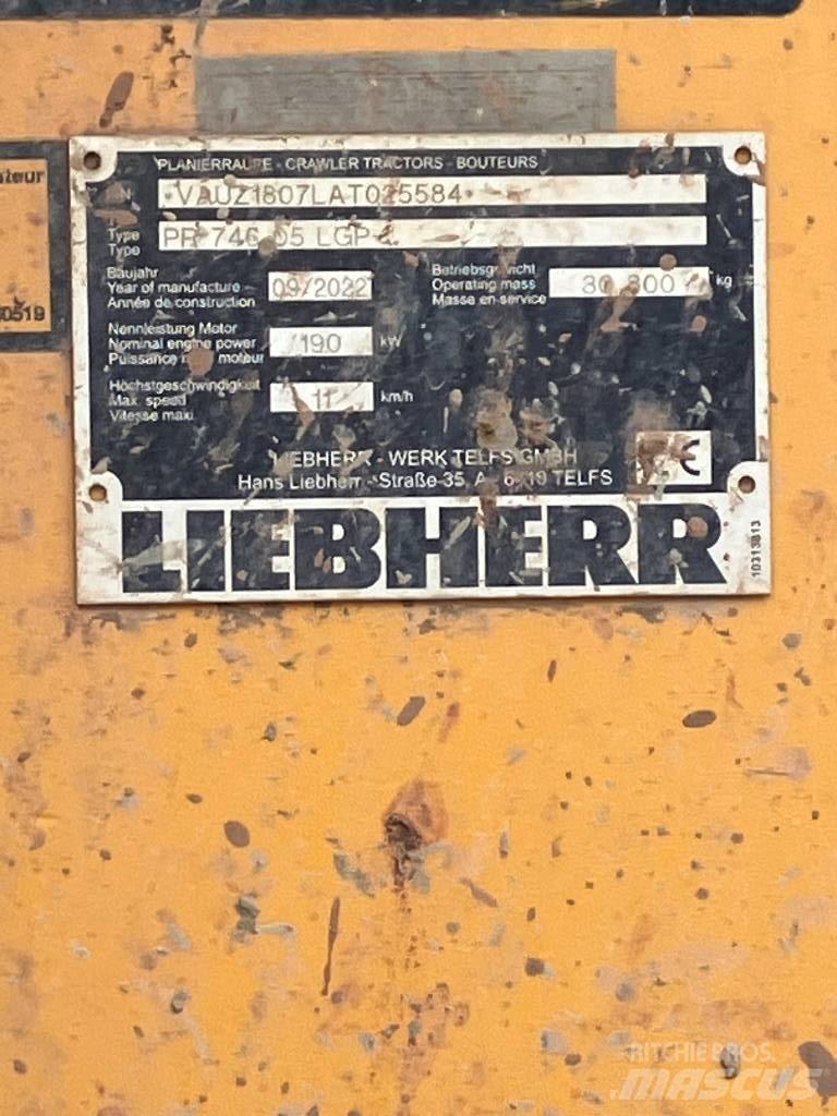 Liebherr PR 746 Buldozere pe senile