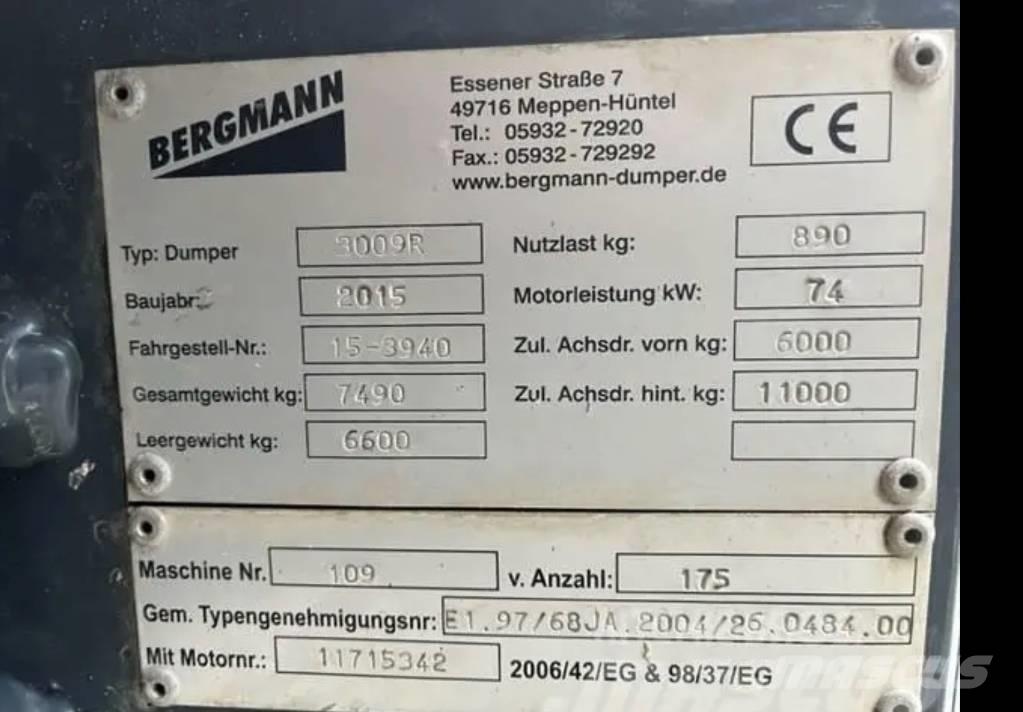 Bergmann Dumper Transportoare articulate