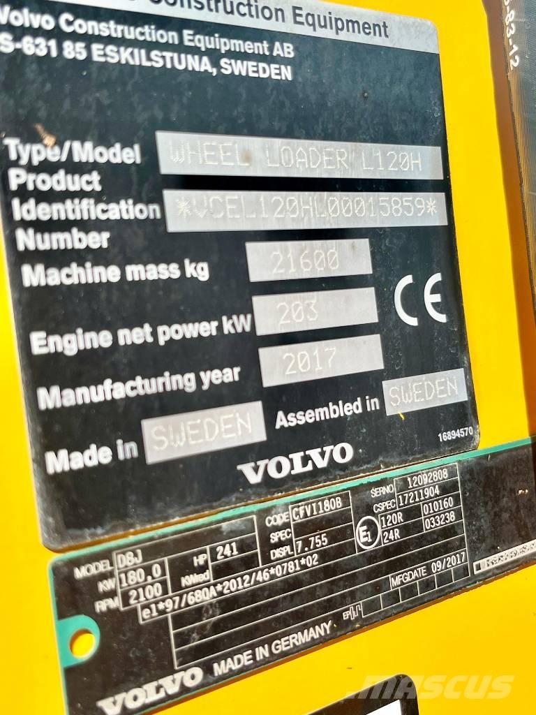 Volvo L 120 H Incarcator pe pneuri