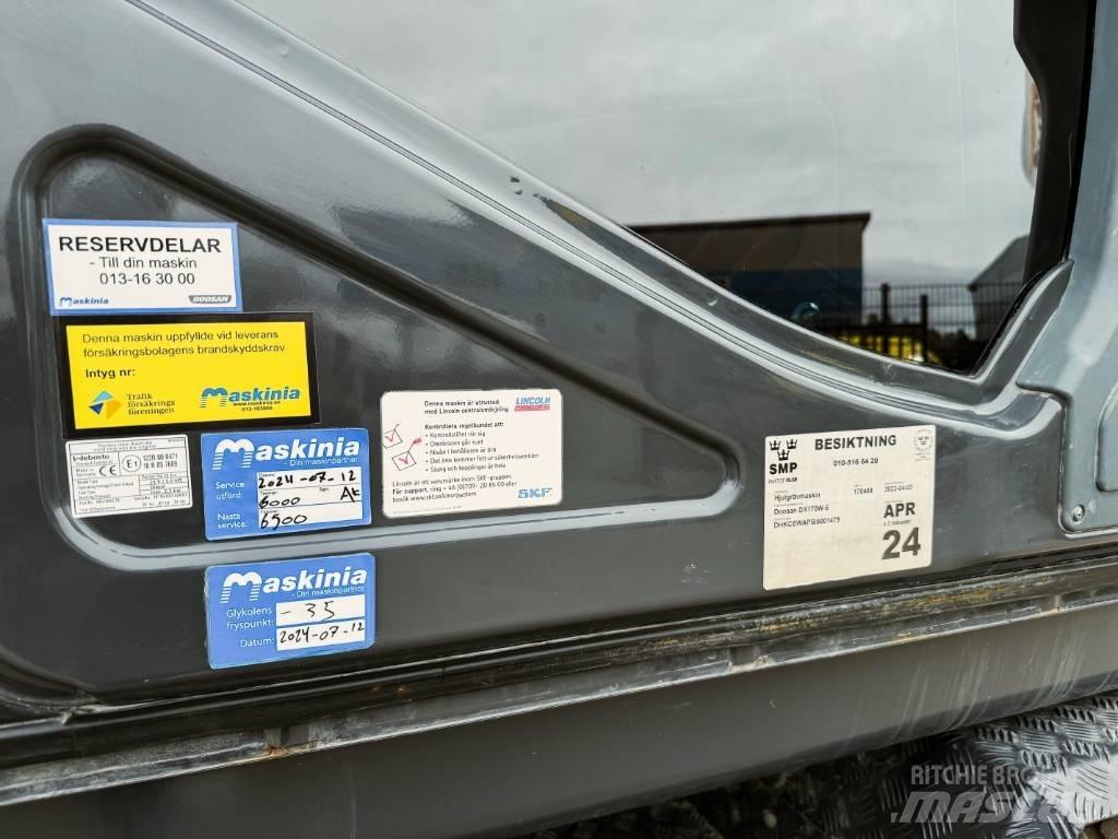 Doosan DX170W-5 Excavatoare cu roti