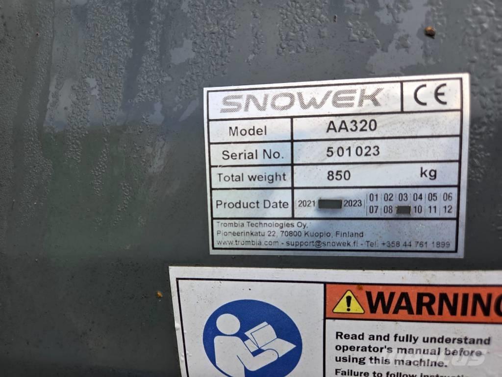 Snowek AA 320 Lame pentru dezapezire si pluguri