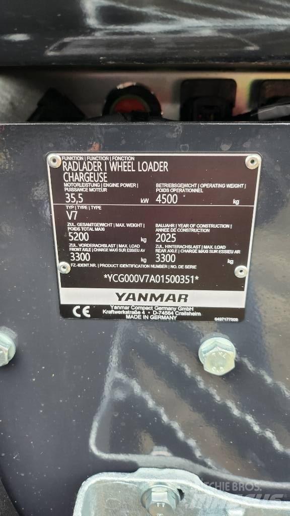 Yanmar Radlader V7HW Incarcator pe pneuri
