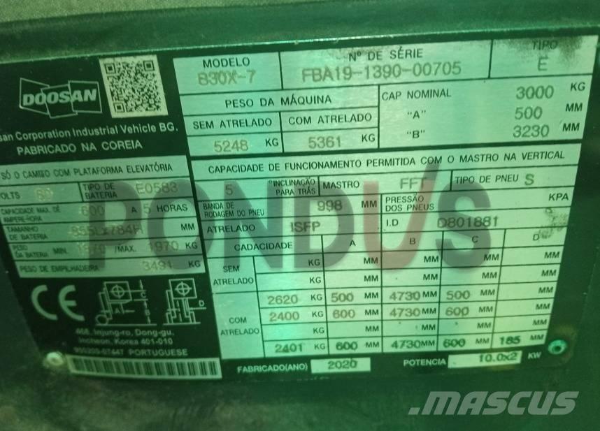 Doosan B22 Stivuitor electric