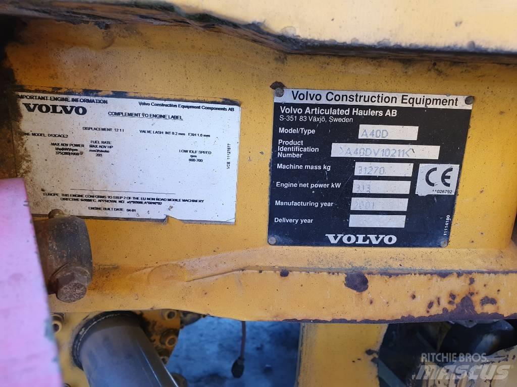 Volvo A 40 D Transportoare articulate