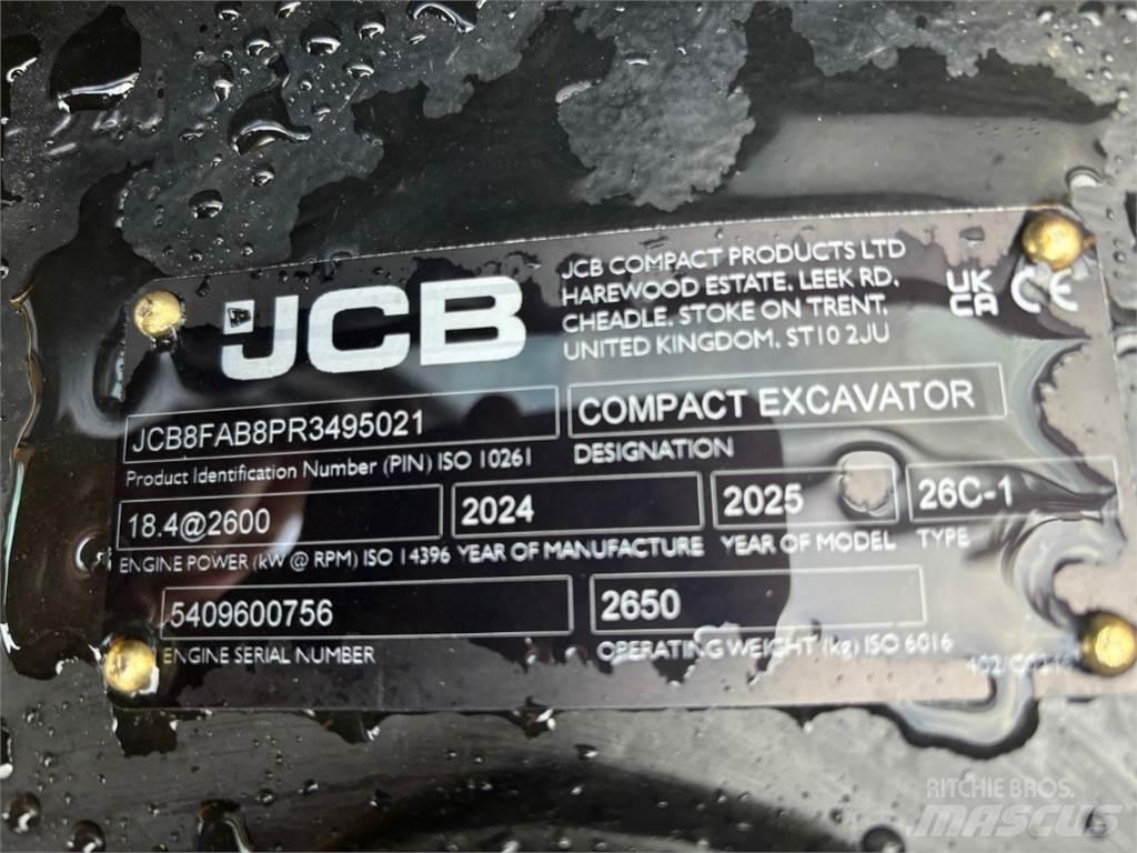 JCB 26C-1 Mini excavatoare < 7t