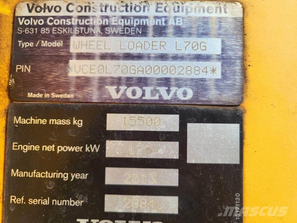 Volvo L70G Incarcator pe pneuri