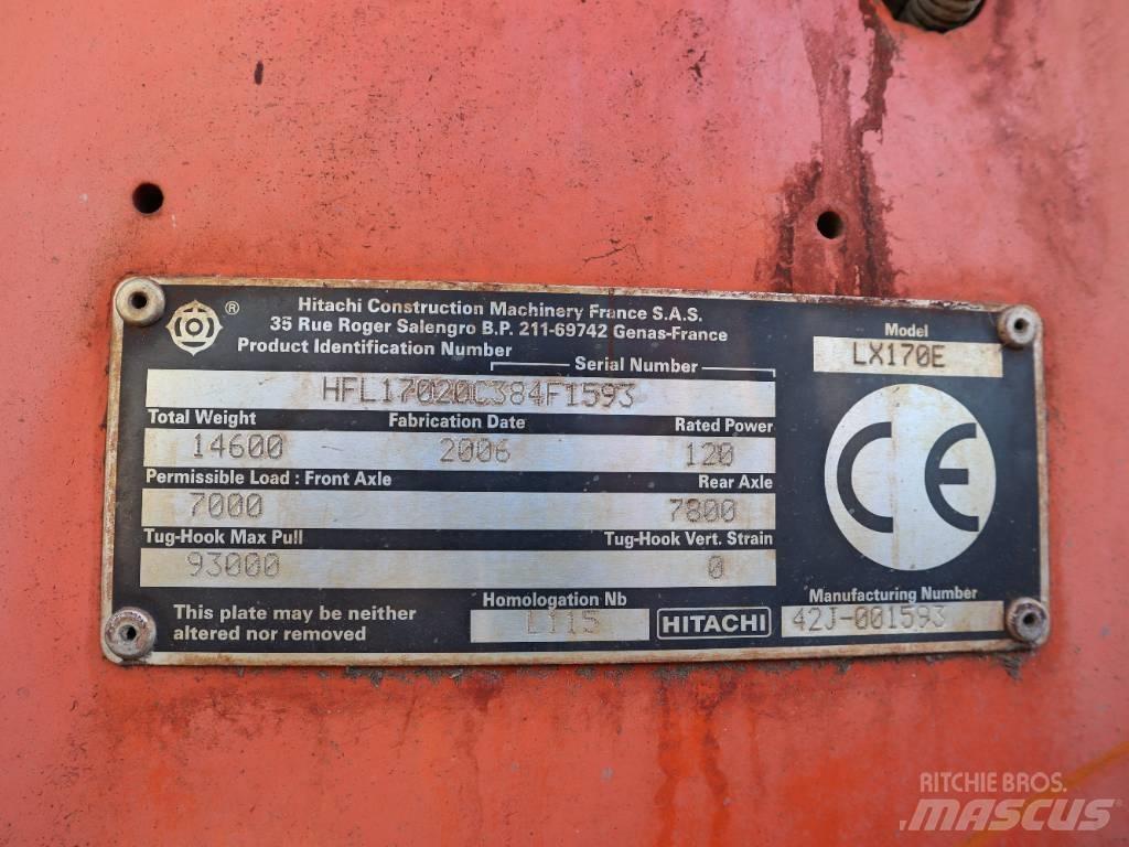 Hitachi LX 170 E Incarcator pe pneuri