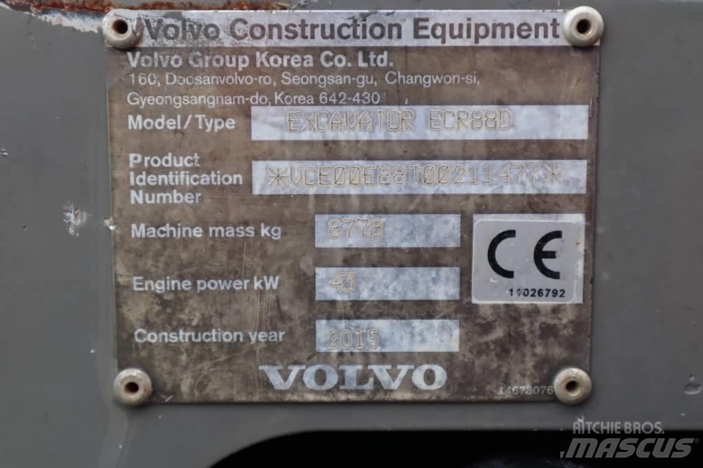 Volvo ECR88D Excavatoare 7t - 12t