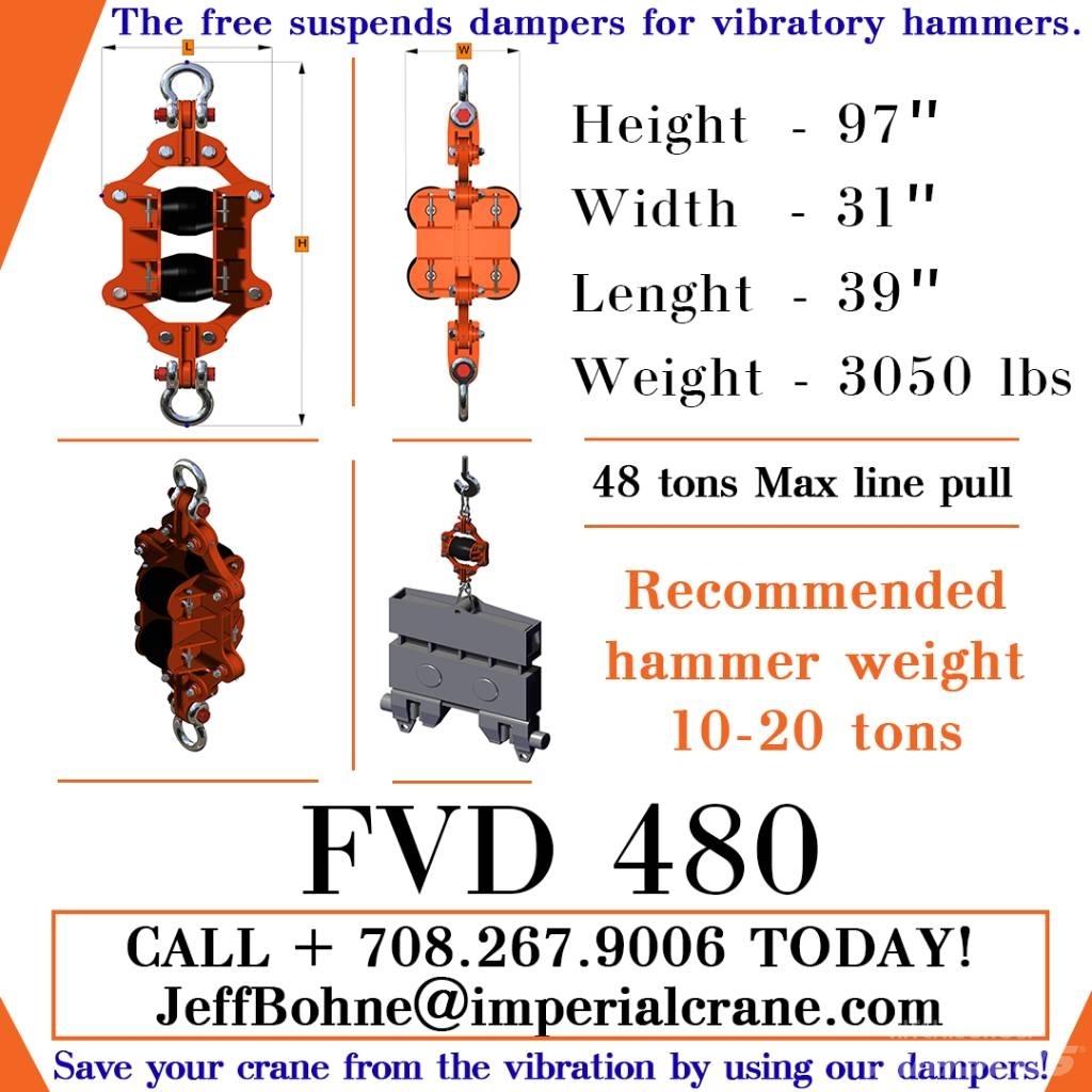  Finaros FVD 480 Ciocane hidraulice batut piloni