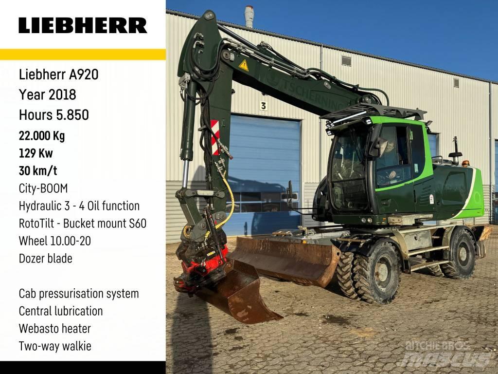 Liebherr A 920 Excavatoare cu roti