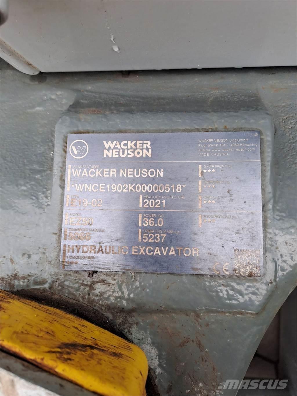 Wacker Neuson EZ50 Excavatoare pe șenile

