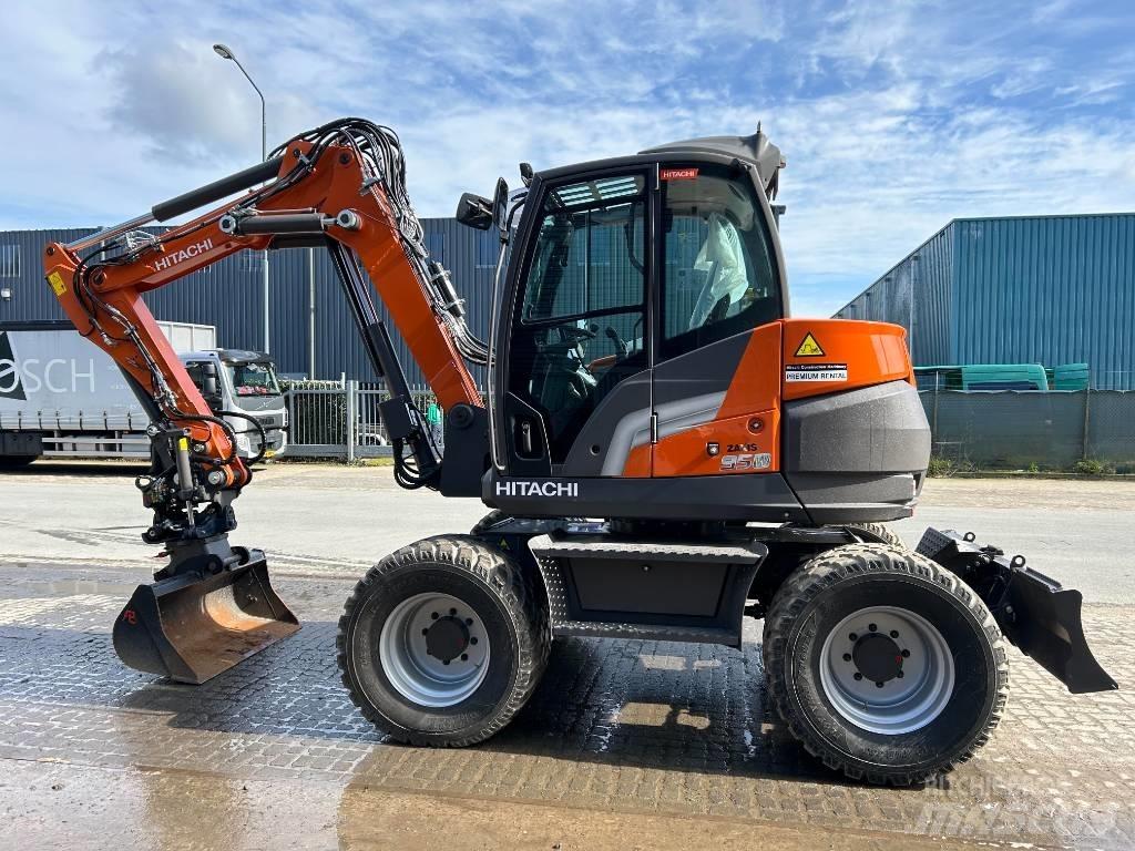 Hitachi ZX95W Excavatoare cu roti