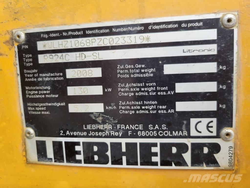 Liebherr R924 C SL Excavatoare pe șenile
