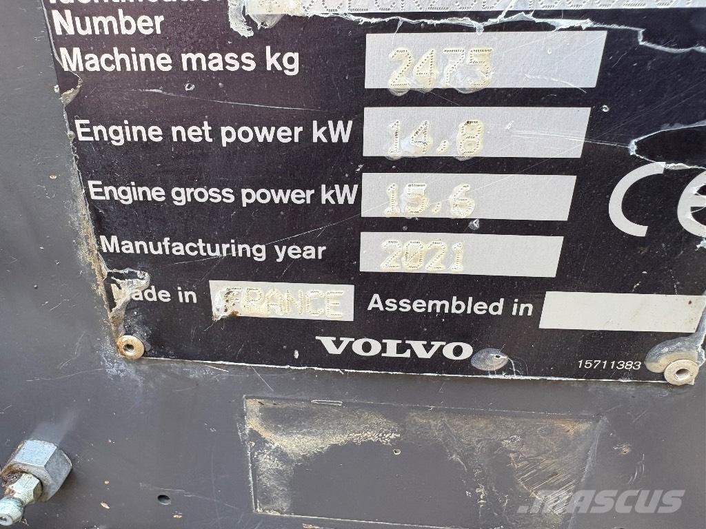 Volvo ECR 25 D Mini excavatoare < 7t