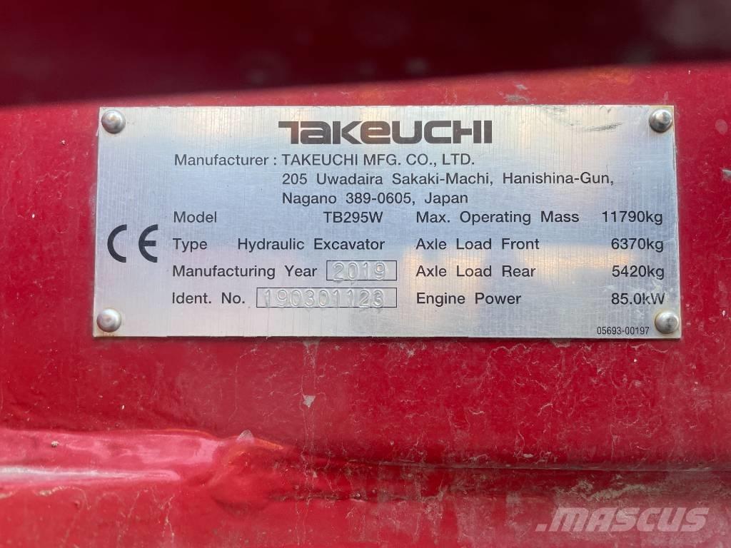 Takeuchi TB 295 W Excavatoare cu roti