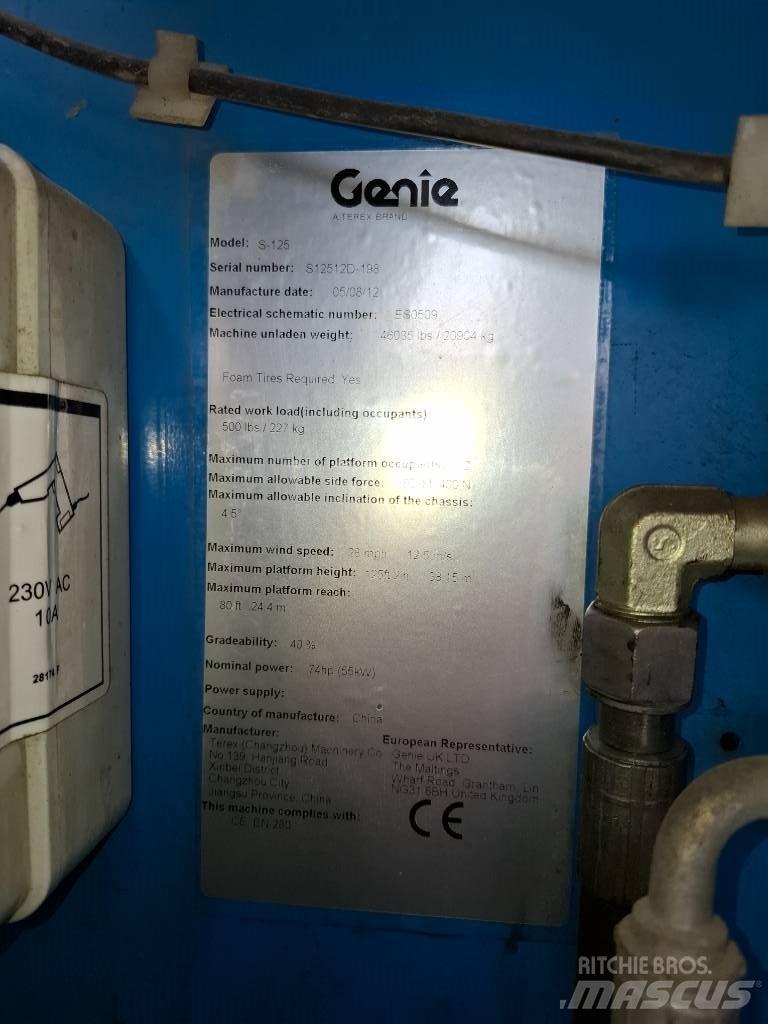 Genie S 125 Nacele cu brat telescopic