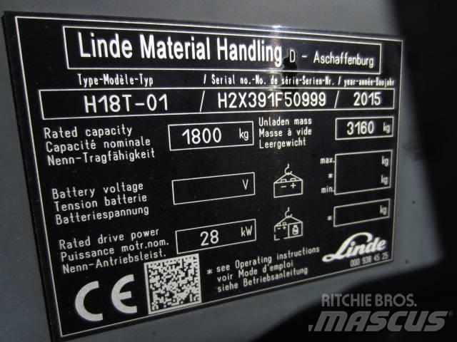 Linde H 18 T-03 Stivuitor GPL