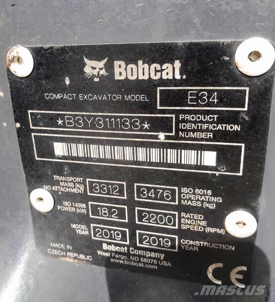 Bobcat E34 Mini excavatoare < 7t