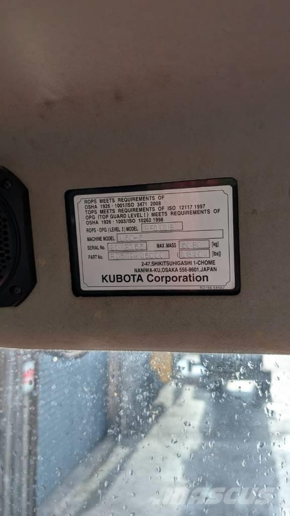 Kubota U 50-5 Excavatoare de demolare