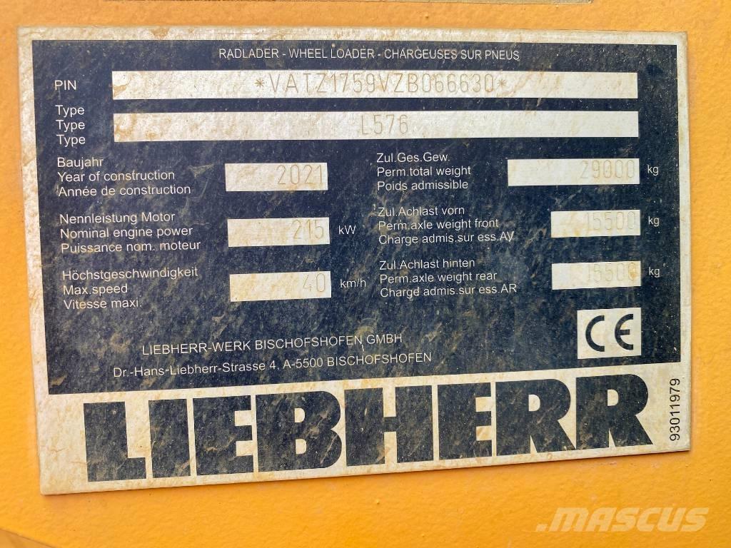 Liebherr L 576 Incarcator pe pneuri