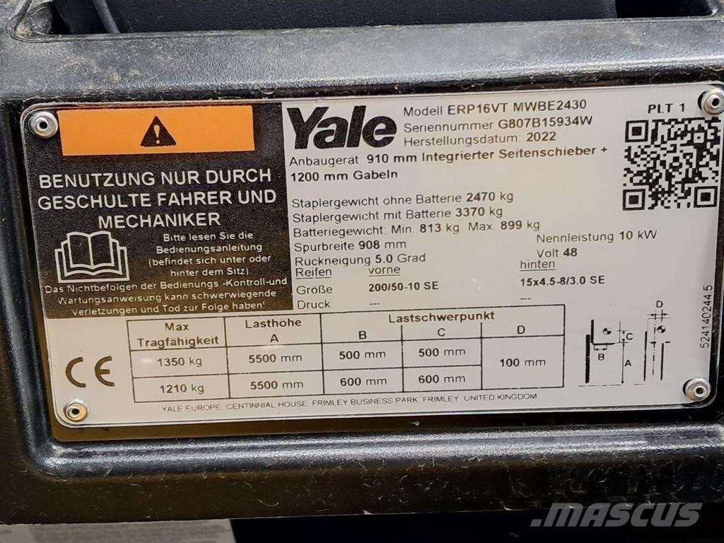 Yale ERP16VT Stivuitor electric
