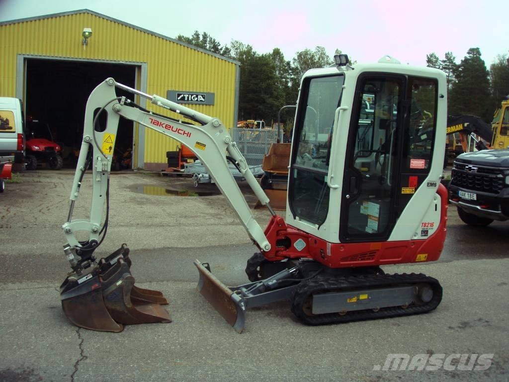 Takeuchi TB 216 Mini excavatoare < 7t