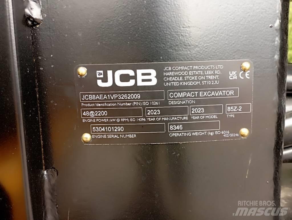 JCB 85Z Excavatoare 7t - 12t
