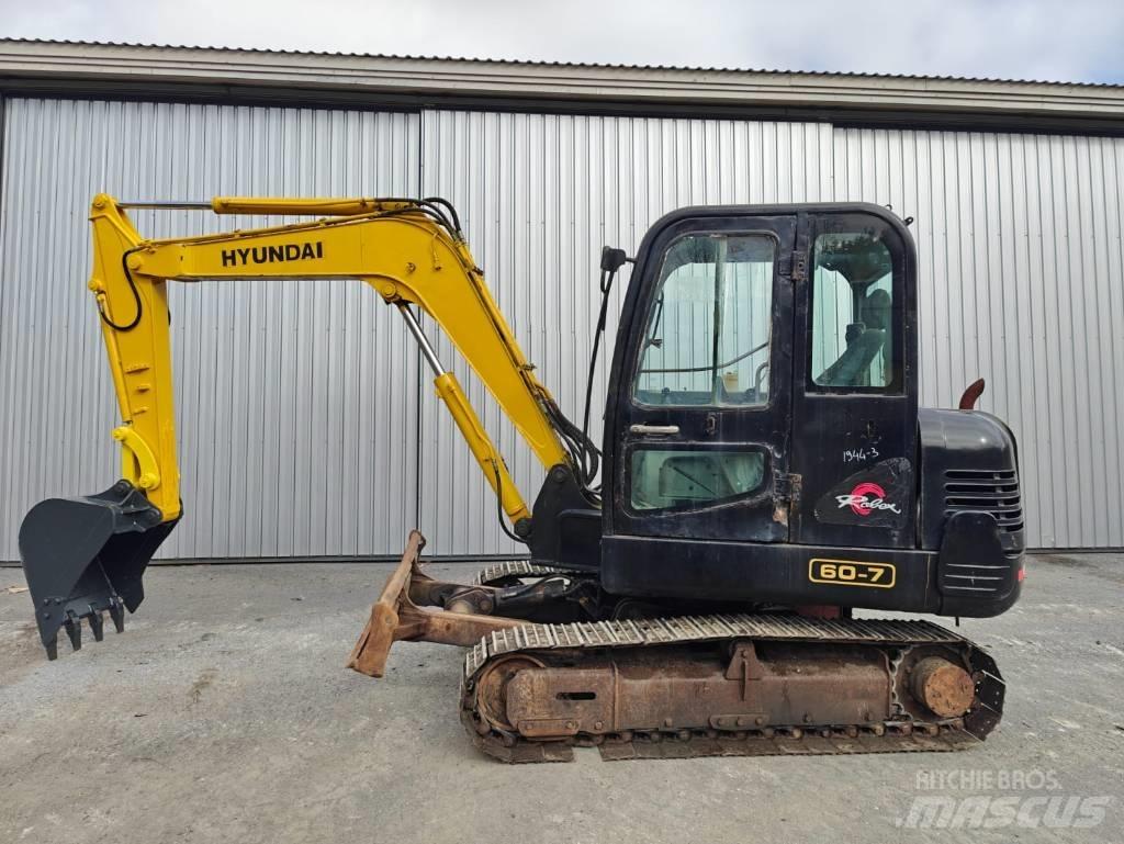 Hyundai R 60-7 Mini excavatoare < 7t