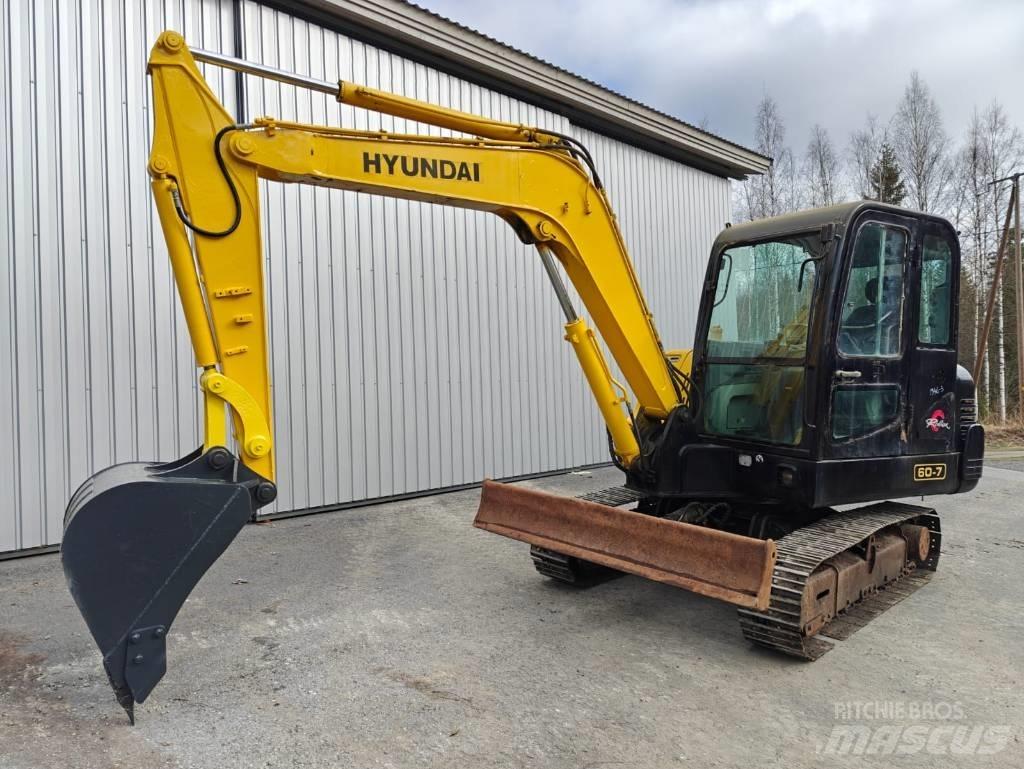 Hyundai R 60-7 Mini excavatoare < 7t