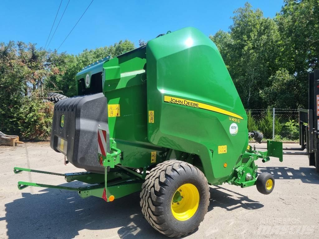 John Deere V451G Masina de balotat cilindric
