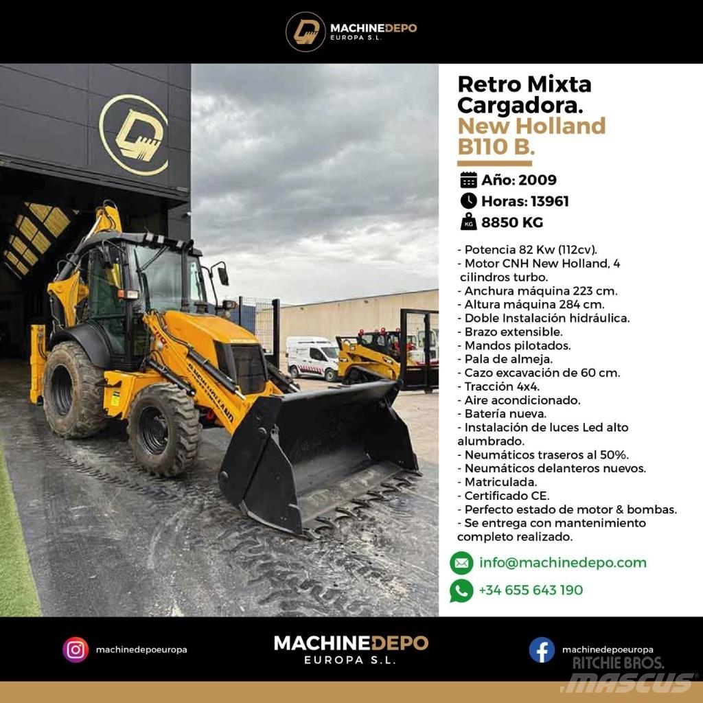 New Holland B 110 B Buldoexcavatoare