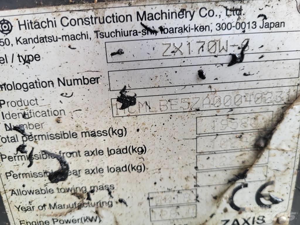 Hitachi ZX170W-6 Excavatoare cu roti