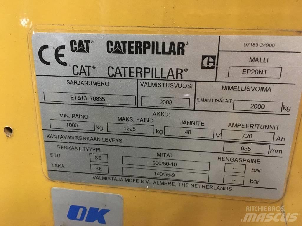 CAT EP 20 NT Stivuitor electric