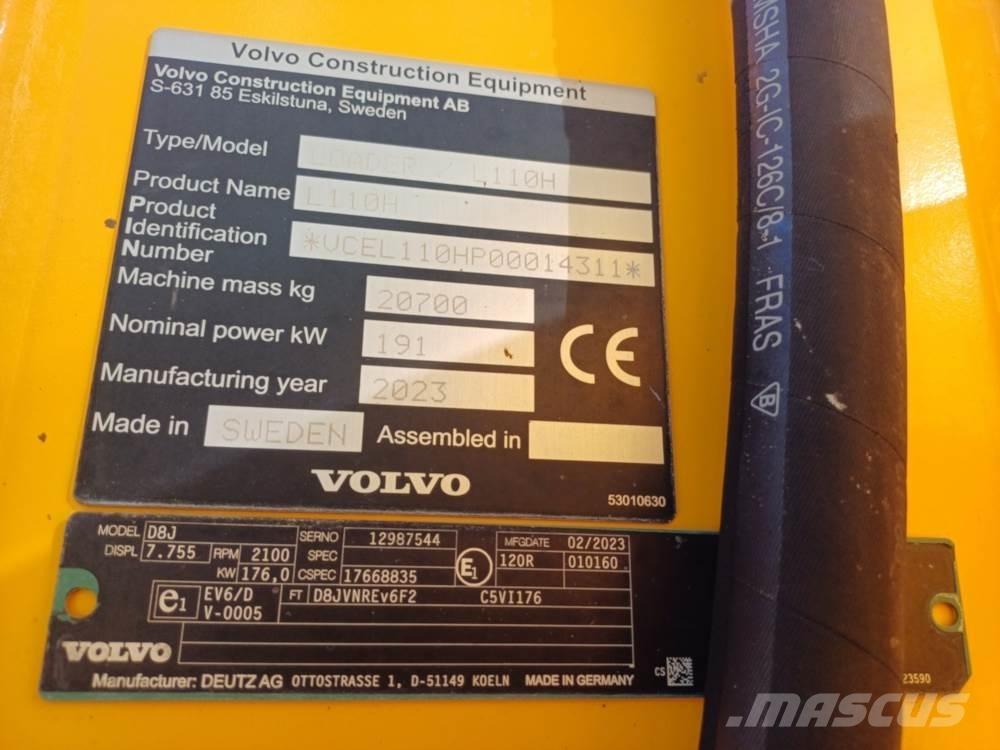 Volvo L110H Incarcator pe pneuri