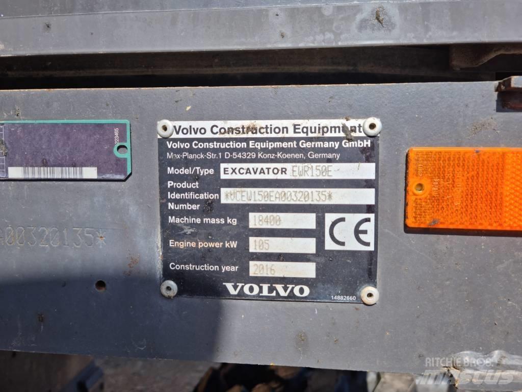 Volvo EWR 150 E Excavatoare cu roti