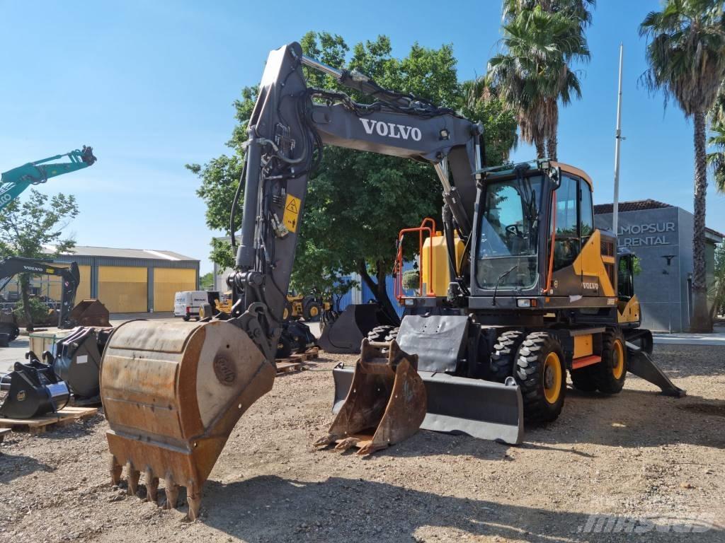 Volvo EWR 150 E Excavatoare cu roti