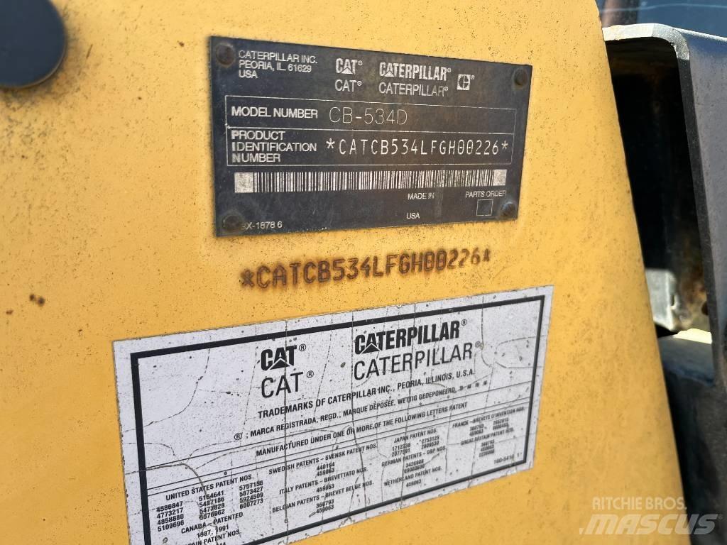 CAT CB 534 D Cilindri compactori dubli