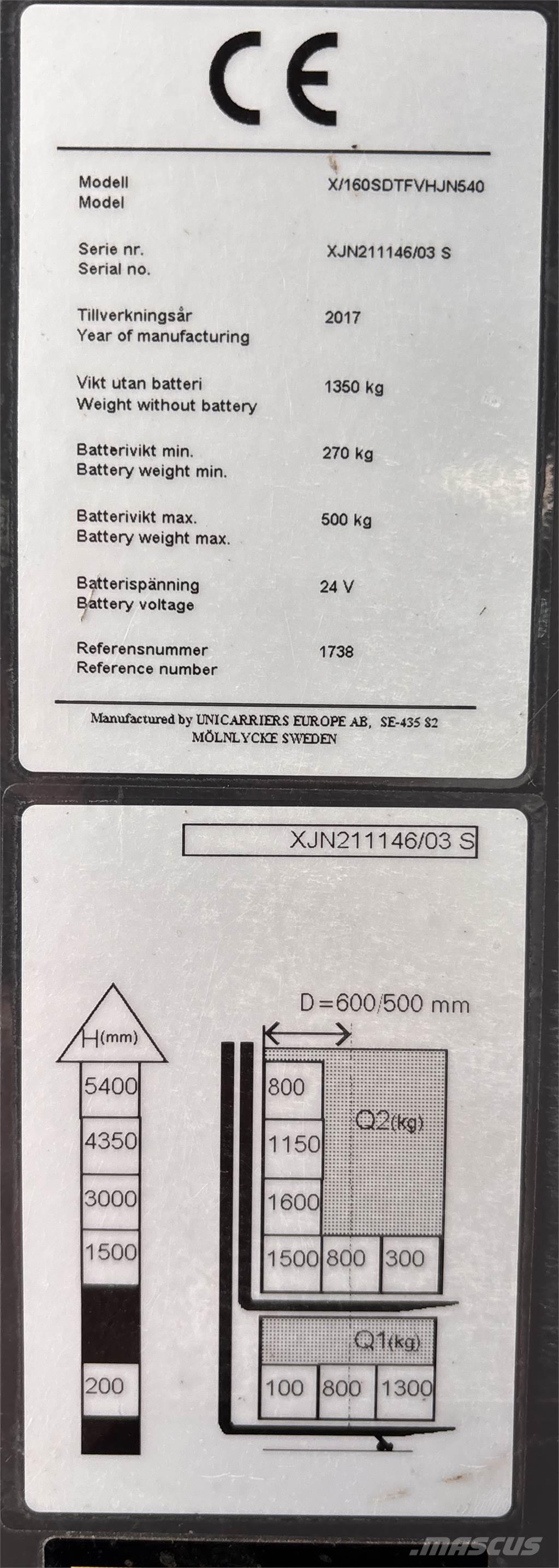 Atlet X160 Transpaleti autopropulsanti