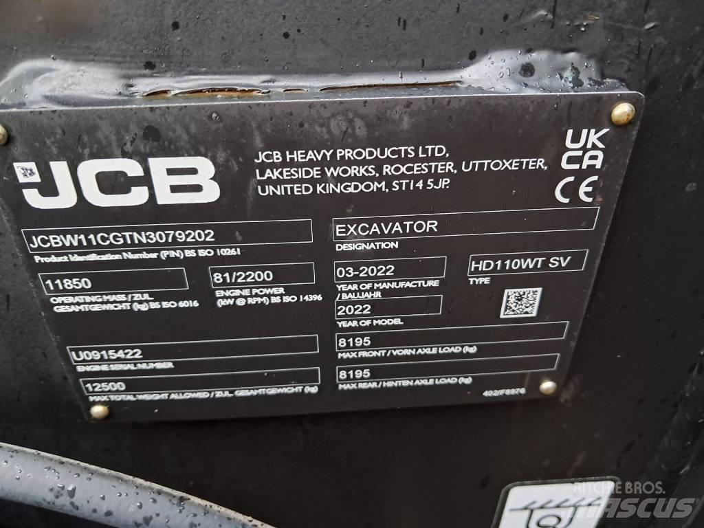JCB HD110W Excavatoare cu roti
