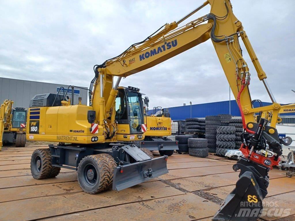 Komatsu PW180-11E0 Excavatoare cu roti